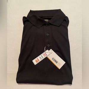 Black Short Sleeve Polo. Mens XL Core 365 Brand NWT